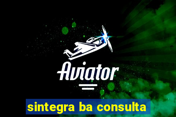 sintegra ba consulta